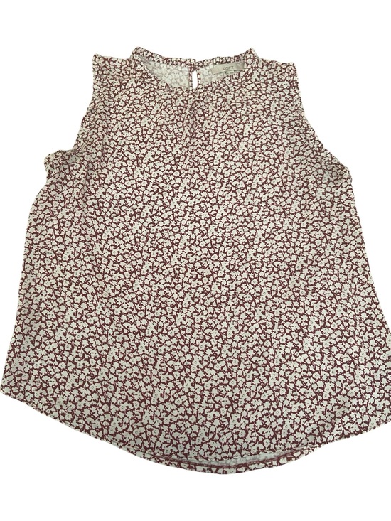 LOFT Tops - LOFT MIXED MEDIA FLORAL PRINT SHELL SIZE XL